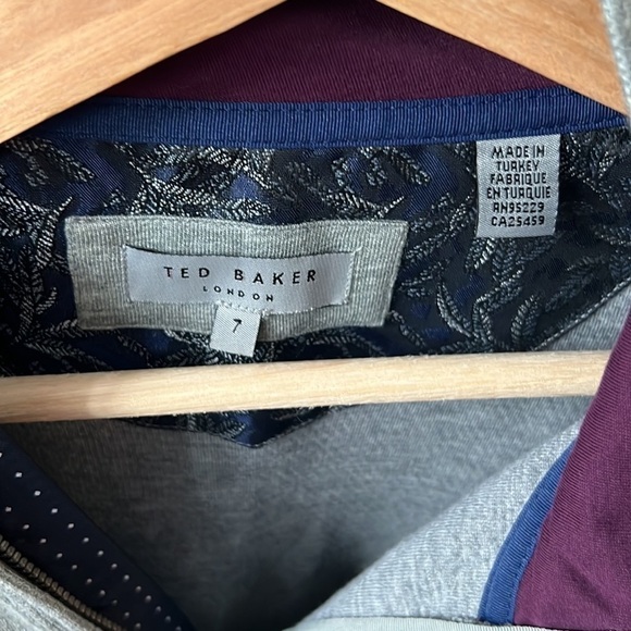 Ted Baker London Men’s Quarter Zip Wool Blend Sweater - Picture 5 of 11